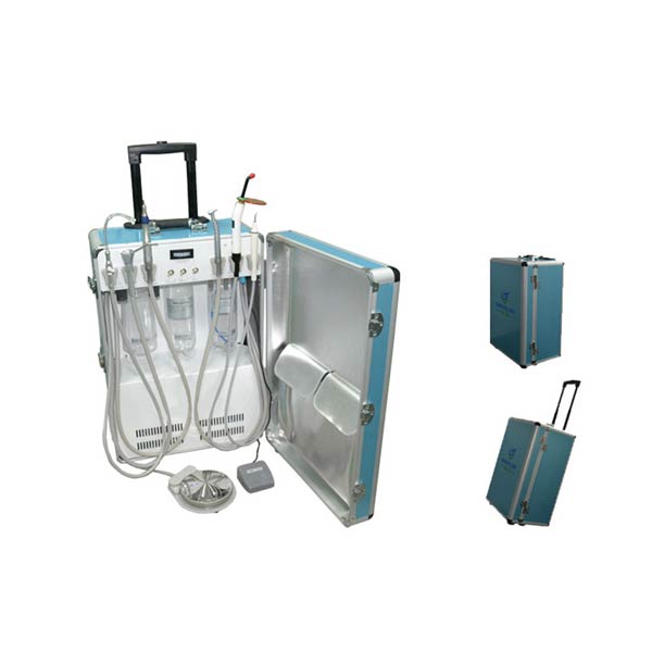 UM-P206 l'unità dentale portatile dei bagagli che cura la luce e lo sclaer