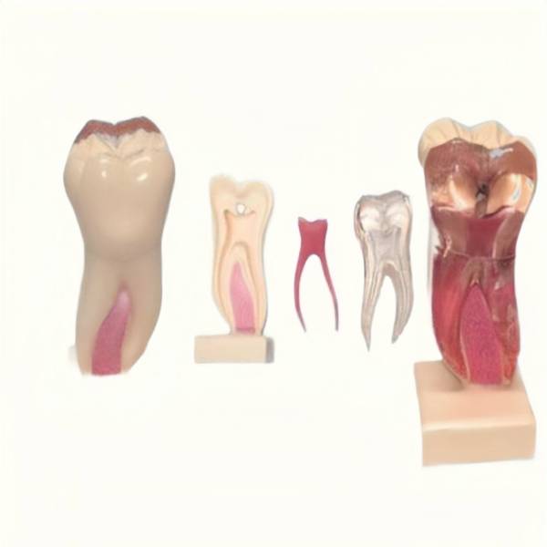 UM-AA1 modello di profilo anatomico del molare mandibolare (6 volte la dimensione naturale)